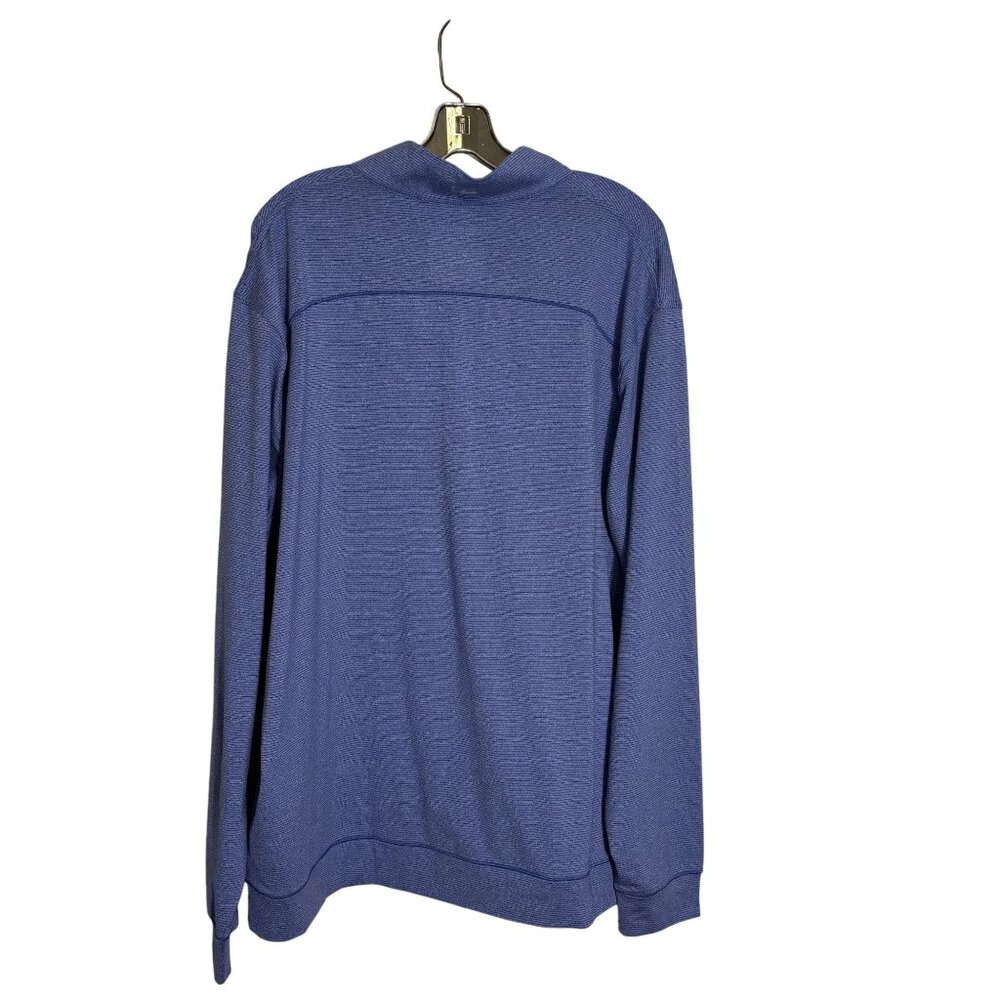 Cutter & Buck Mens XXL Blue 1/4 Zip Pullover CB DryTec 50+ Moisture-Wicking - Picture 4 of 13